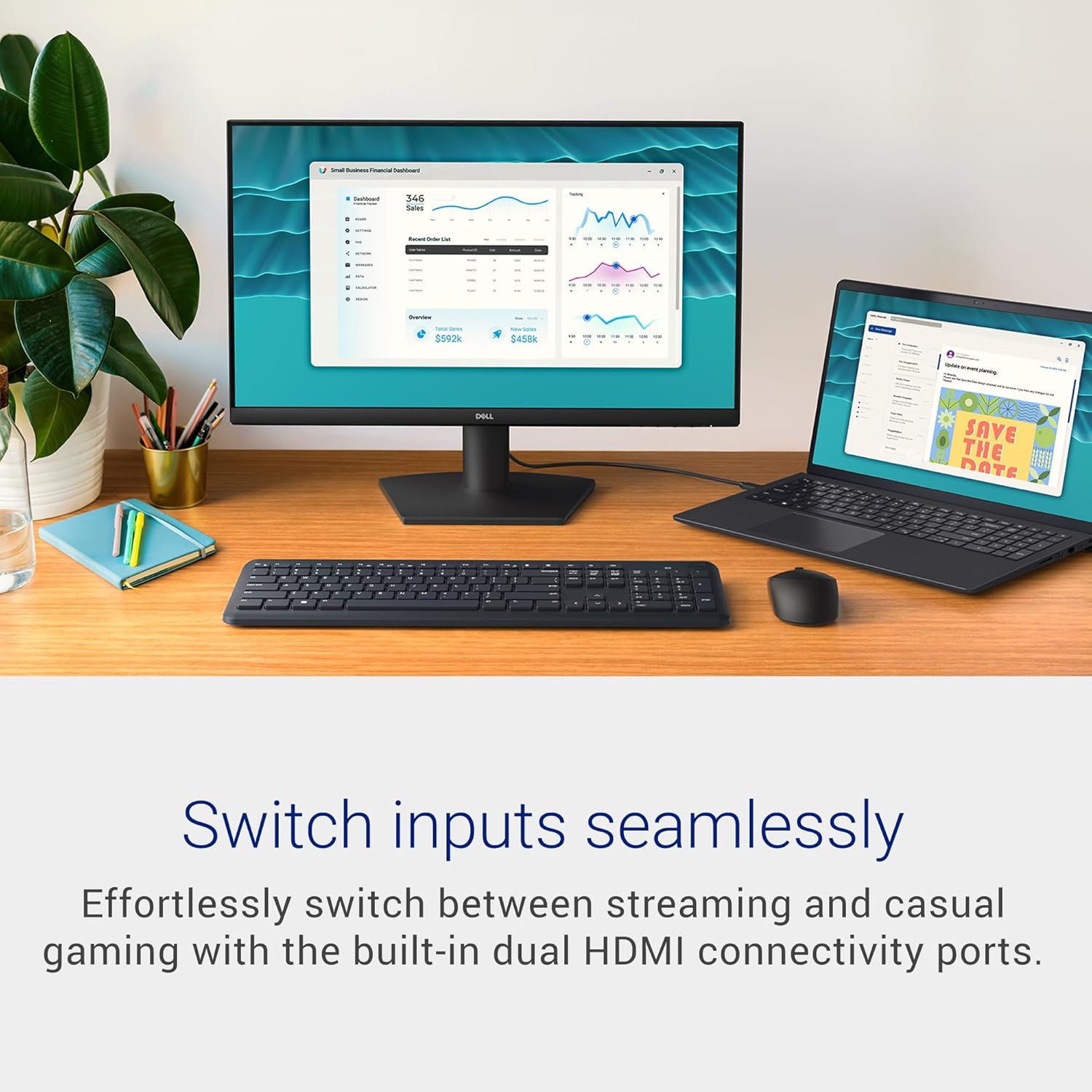 Detalle de Dell 24 Monitor SE2426HS review: solid everyday display with fast 144Hz IPS