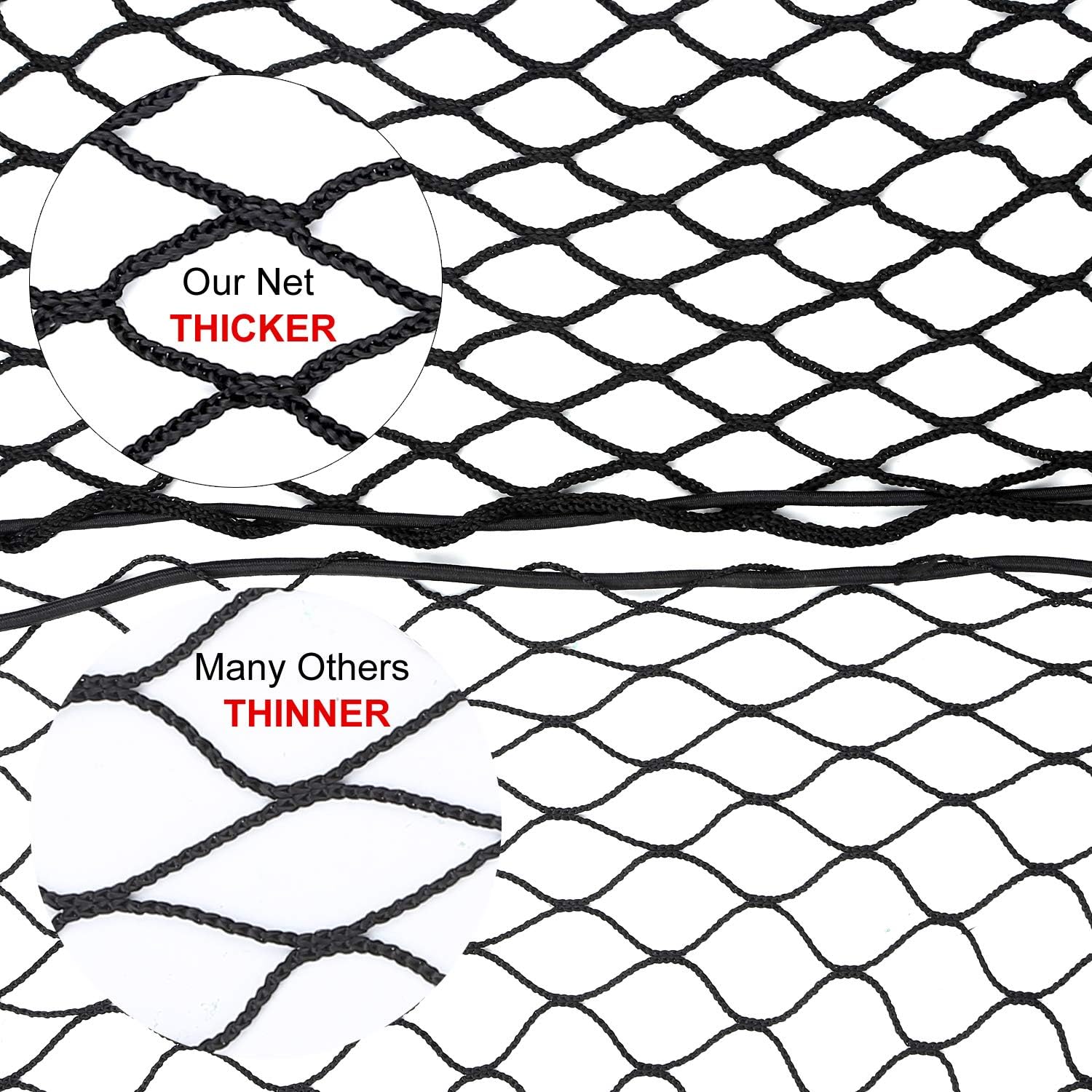 Detalle de AUTOAC Cargo Net 117 cm stretchable