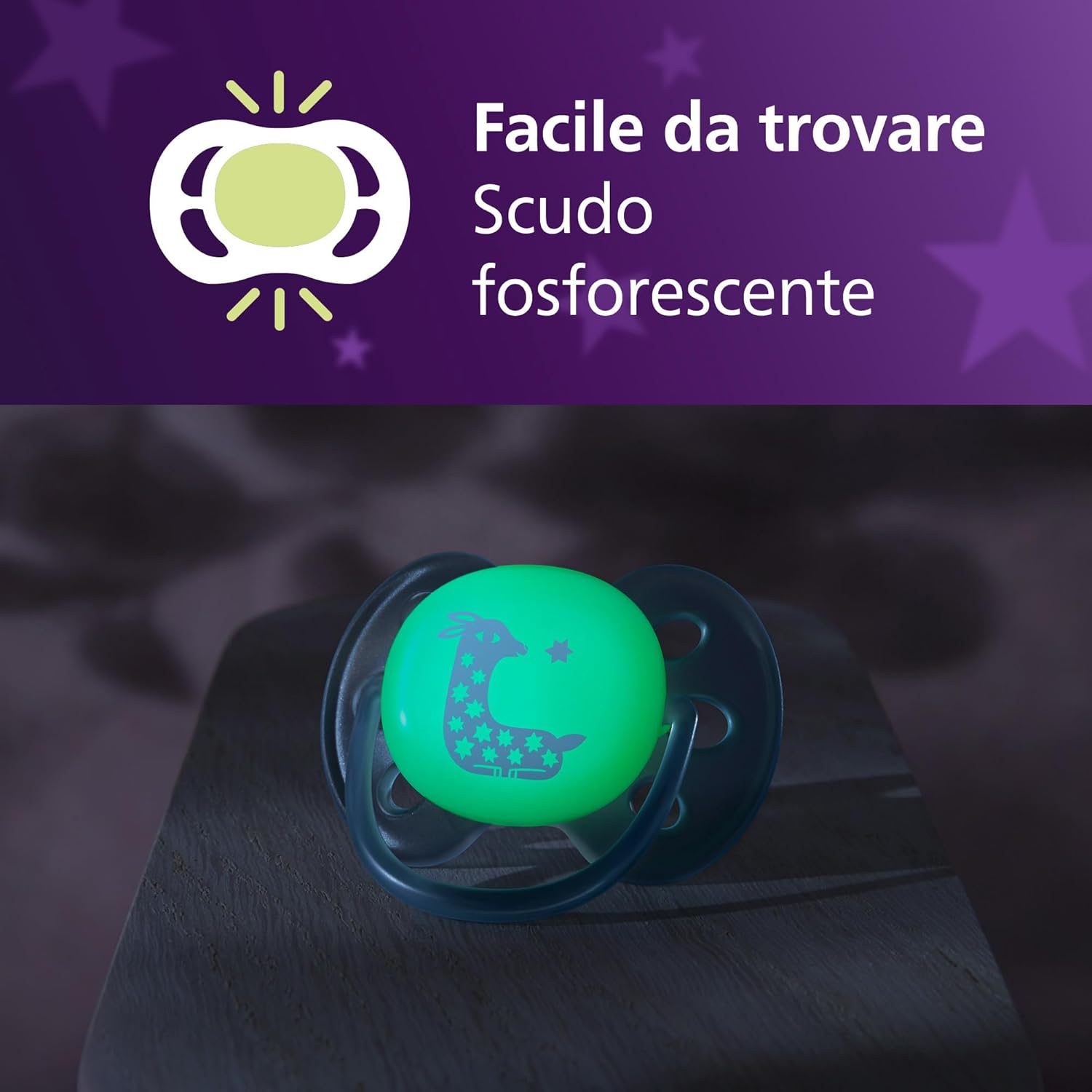 Detalle 2 de Philips Avent Ciucci Ultra Soft Nighttime 6-18 mesi