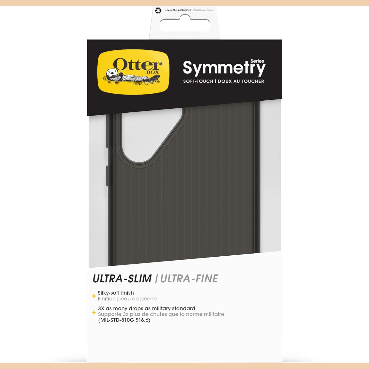 Thumbnail 4 de Otterbox Coque Symmetry Series Soft Touch pour Samsung Galaxy S25 Ultra, antichoc, 3X plus de chutes, noir ⚙