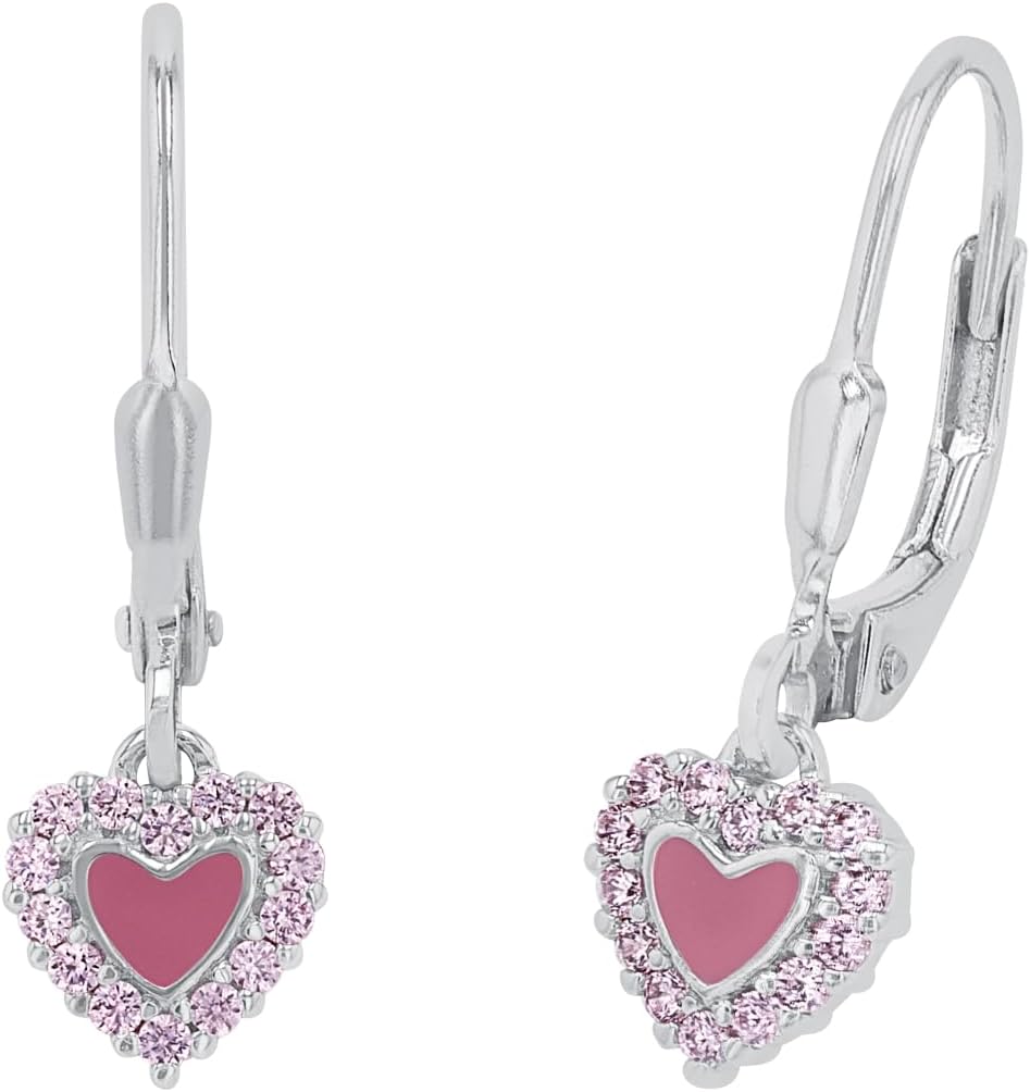 Detalle de Prinzessin Lillifee Creolen 925 Sterling Silber – Schmetterling, Zirkonia, Geschenkbox