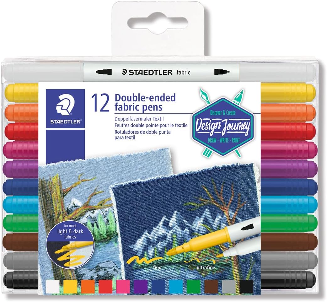 Thumbnail 6 de STAEDTLER 3004 TB12 Doppelfasermaler Handlettering – 12 leuchtende Farben, feine Spitze und Pinselspitze
