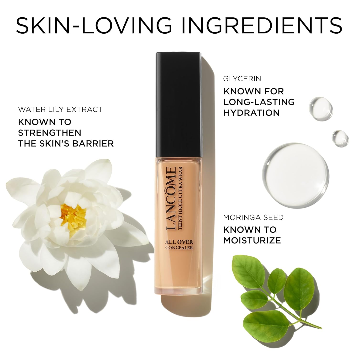 Detalle de Lancôme 119010 Teint Idole Ultra Wear All Over Full-Coverage Concealer