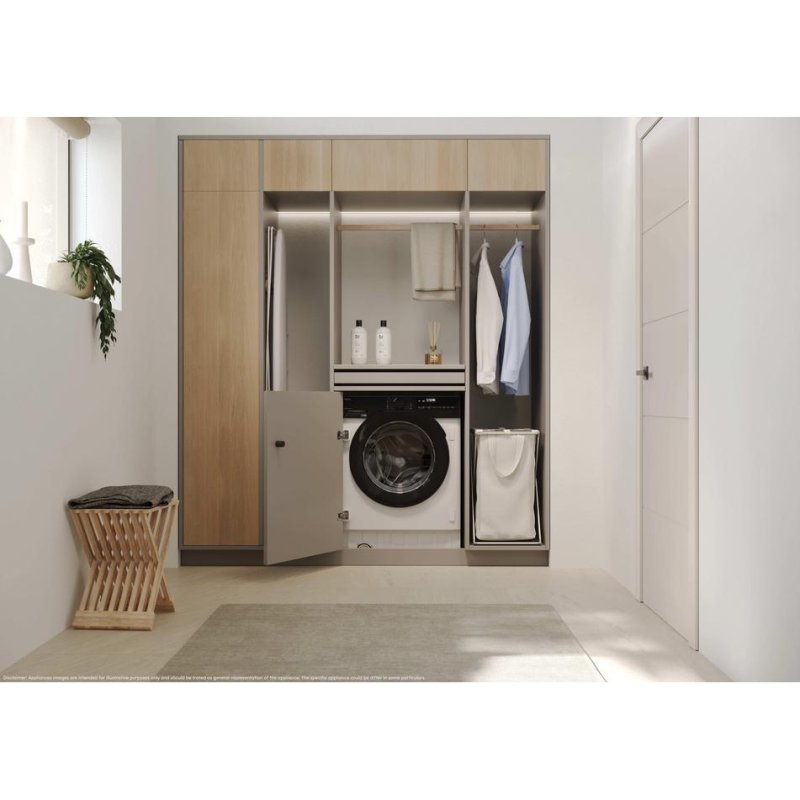 Detalle 2 de Haier BHA6S69M6DB9J-S: Lavadora de carga frontal 9 kg, 1600 rpm, WiFi y programa Instant Mix