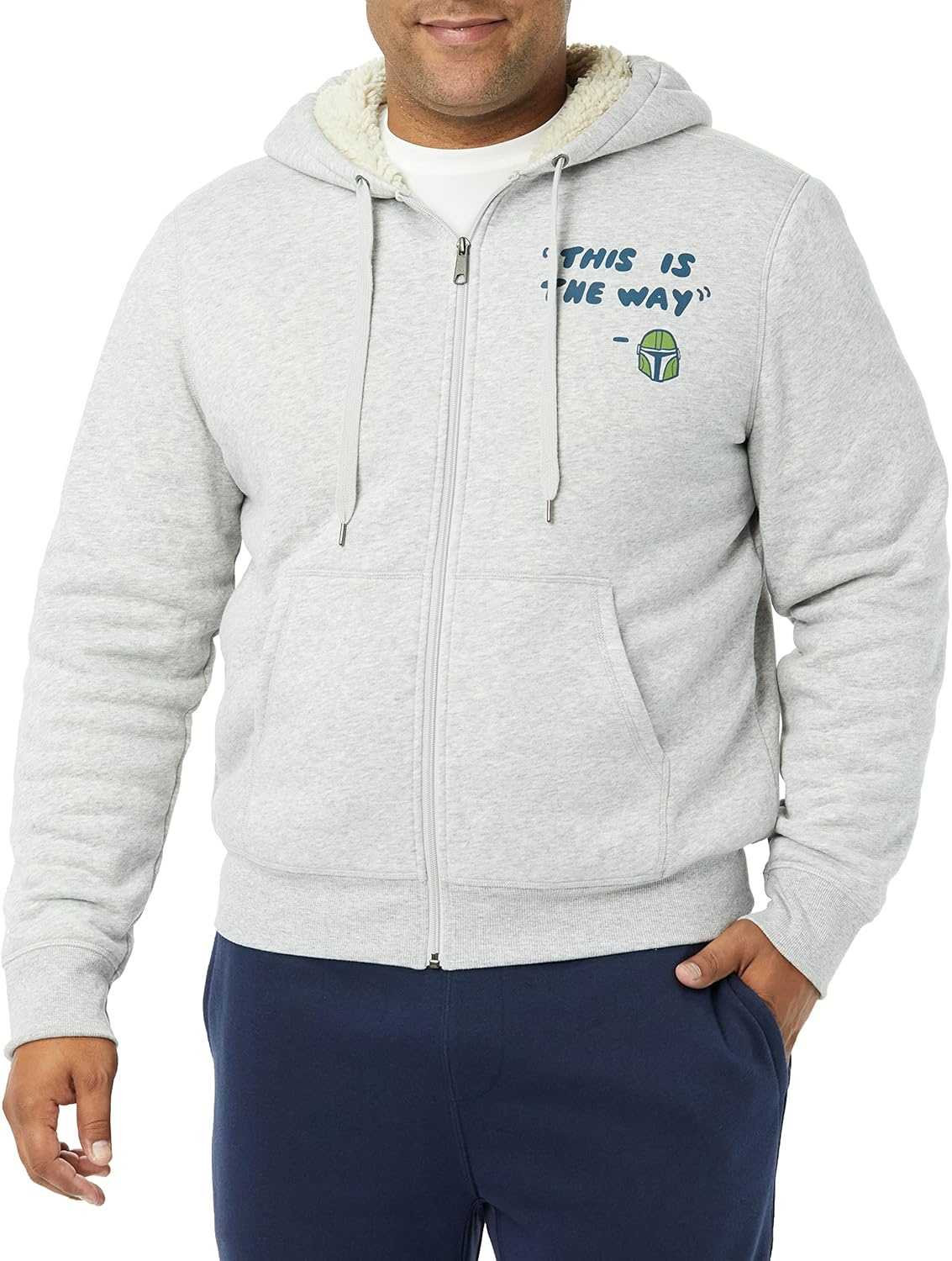 Thumbnail 3 de Amazon Essentials Disney | Marvel | Star Wars Men’s Sherpa-Lined Full-Zip Hoodie Sweatshirt