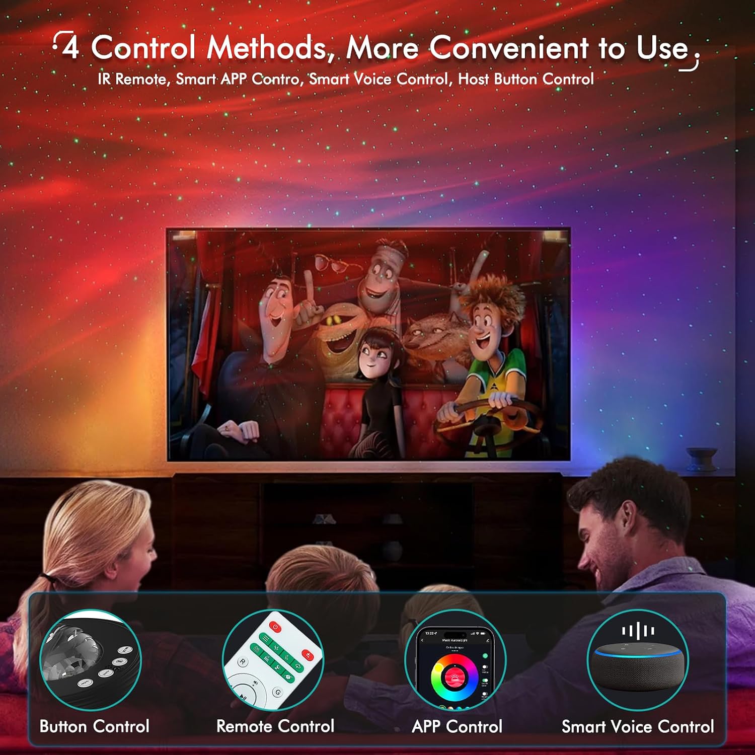 Thumbnail 2 de YunLone Galaxy Projector 33 lights with Bluetooth speaker