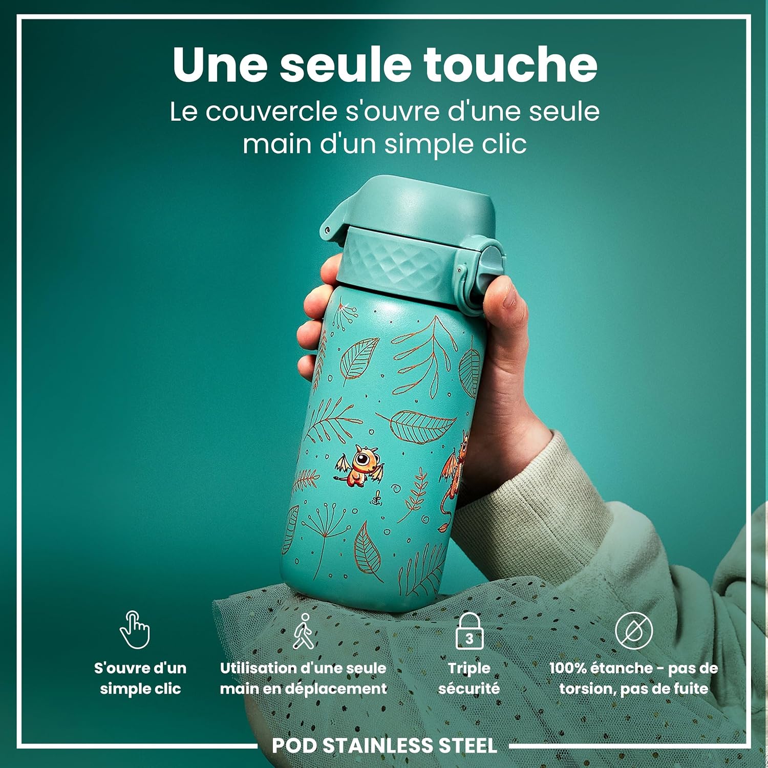 Thumbnail 2 de Ion8 Gourde Enfant 400ml 🚰
