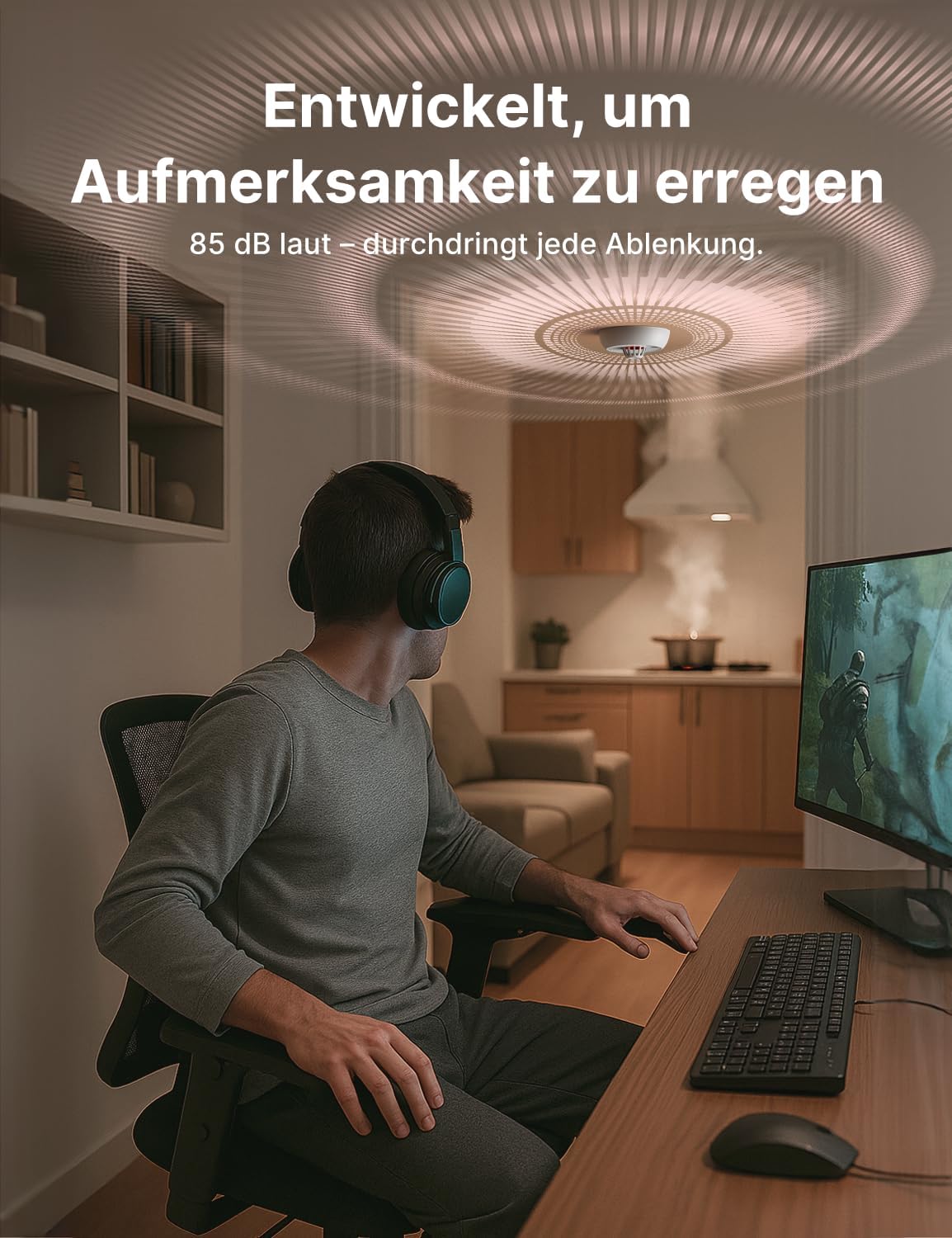 Thumbnail 2 de X-Sense Standalone Hitzemelder – zuverlässige Wärmeerkennung mit 10-Jahres-Batterie