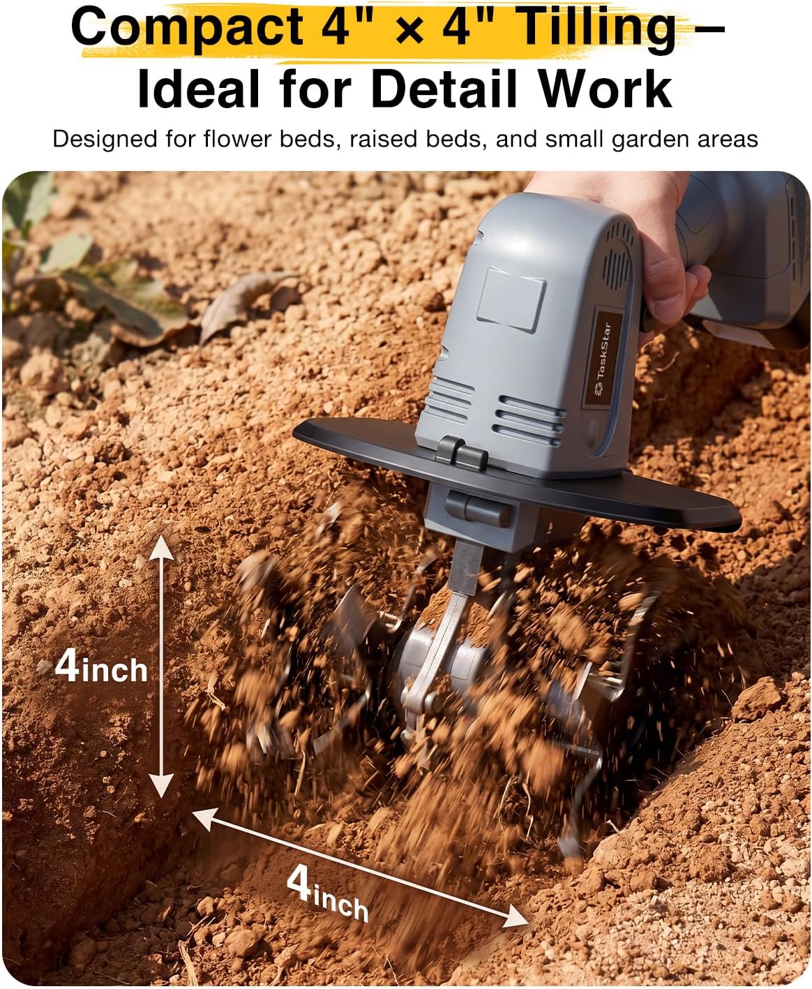 Detalle 2 de Cordless Garden Tiller 20V