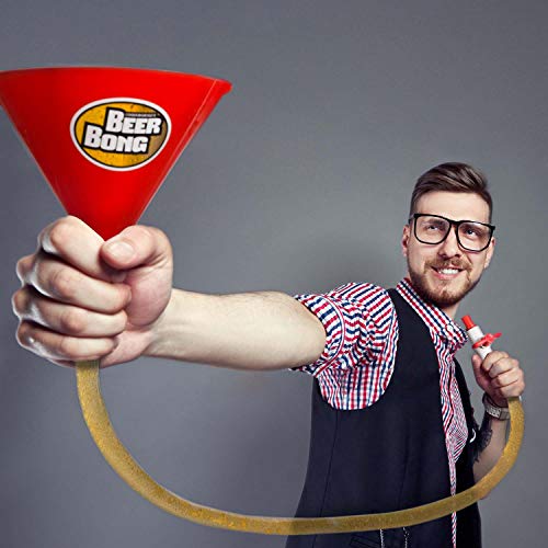 Detalle de GOODS+GADGETS Biertrichter mit Schlauch – Trichter Saufen & Bierbong