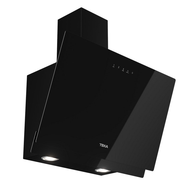 Detalle 2 de Teka DVN 67050 TTC BK – Campana decorativa vertical de 60 cm, acabado negro