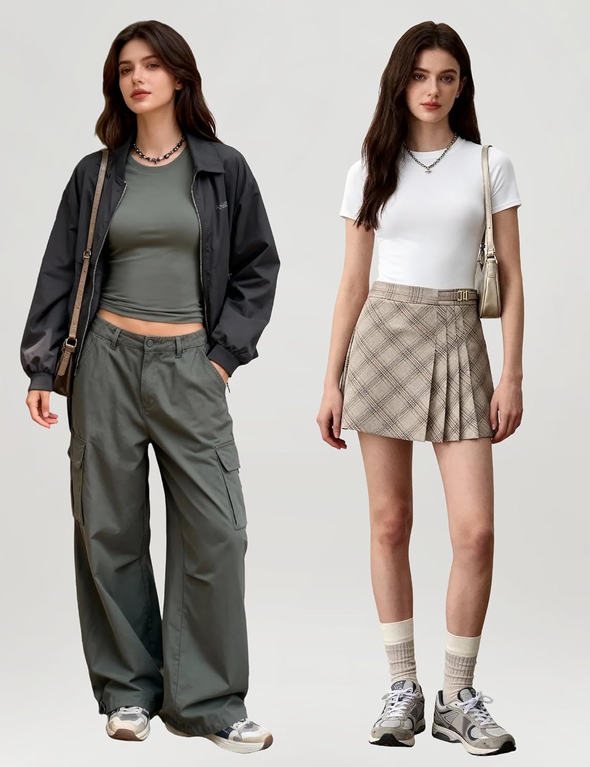 Detalle de CE' CERDR Women's Crew-Neck T-Shirts, Fitted Stretch Short-Sleeve Tops