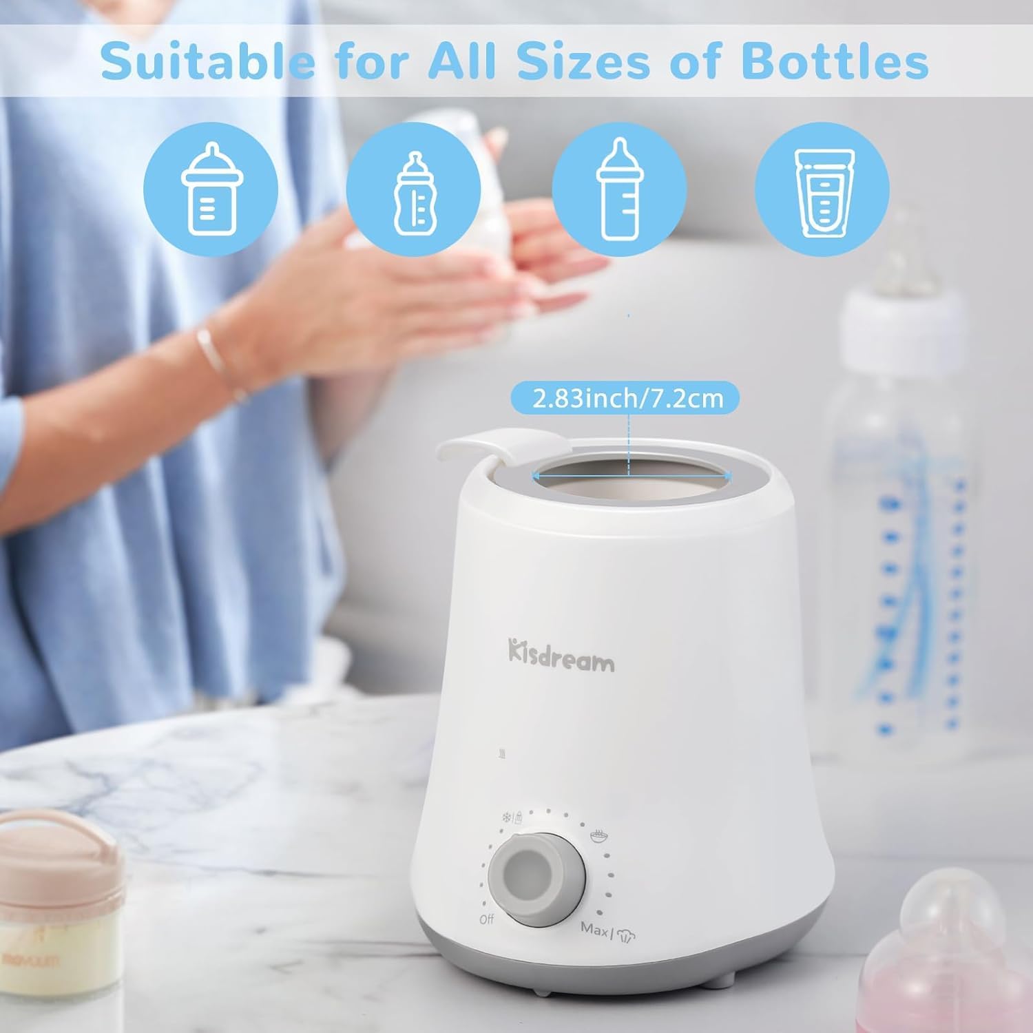 Thumbnail 6 de Scaldabiberon Singolo controllo temperatura 240 ml