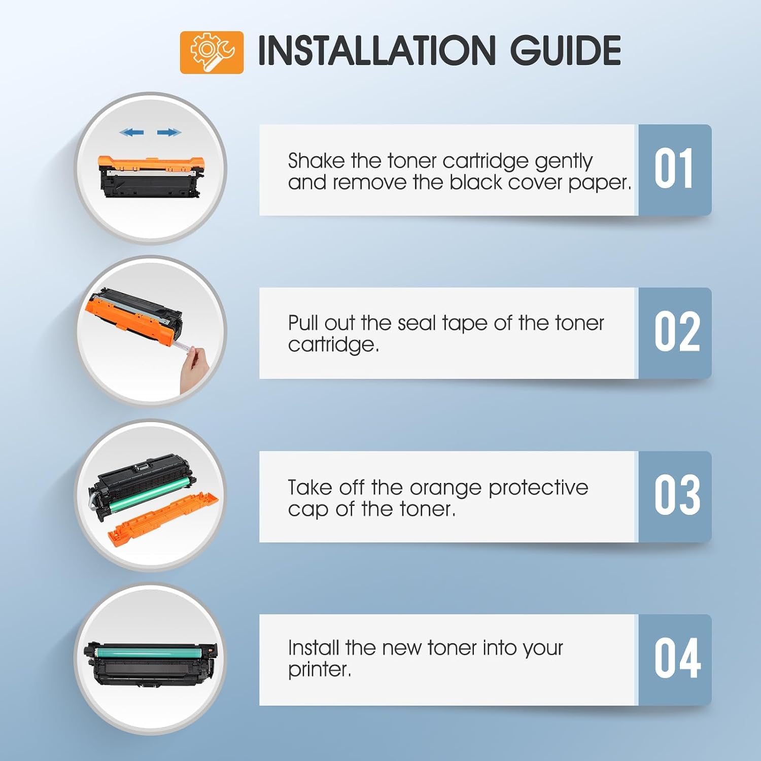 Detalle 1 de Cool Toner Compatible Toner Cartridge Set 507X