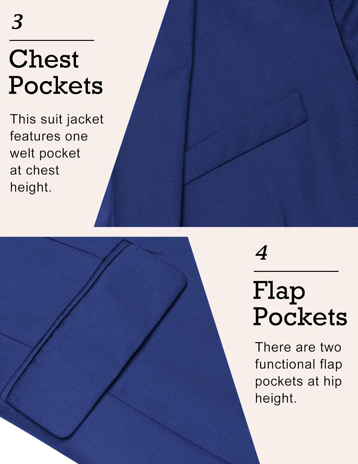 Thumbnail 4 de COOFANDY Sport Coat Blazer One Button Casual Jacket