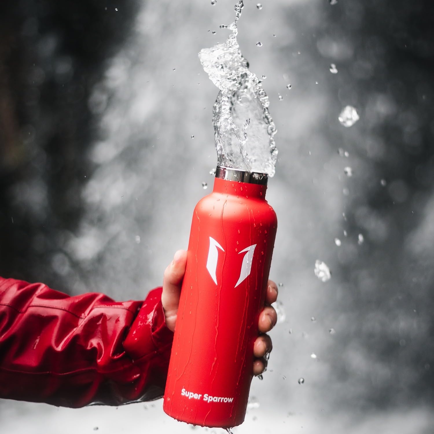 Thumbnail 6 de Super Sparrow borraccia termica da 1L in acciaio inox, senza BPA, con 2 tappi intercambiabili