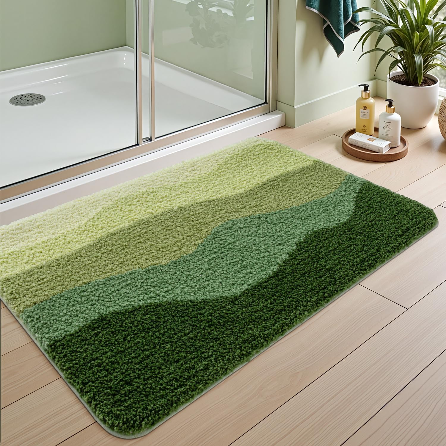 Detalle de DEXI Tapis salle de bain anti-dérapant 50x80