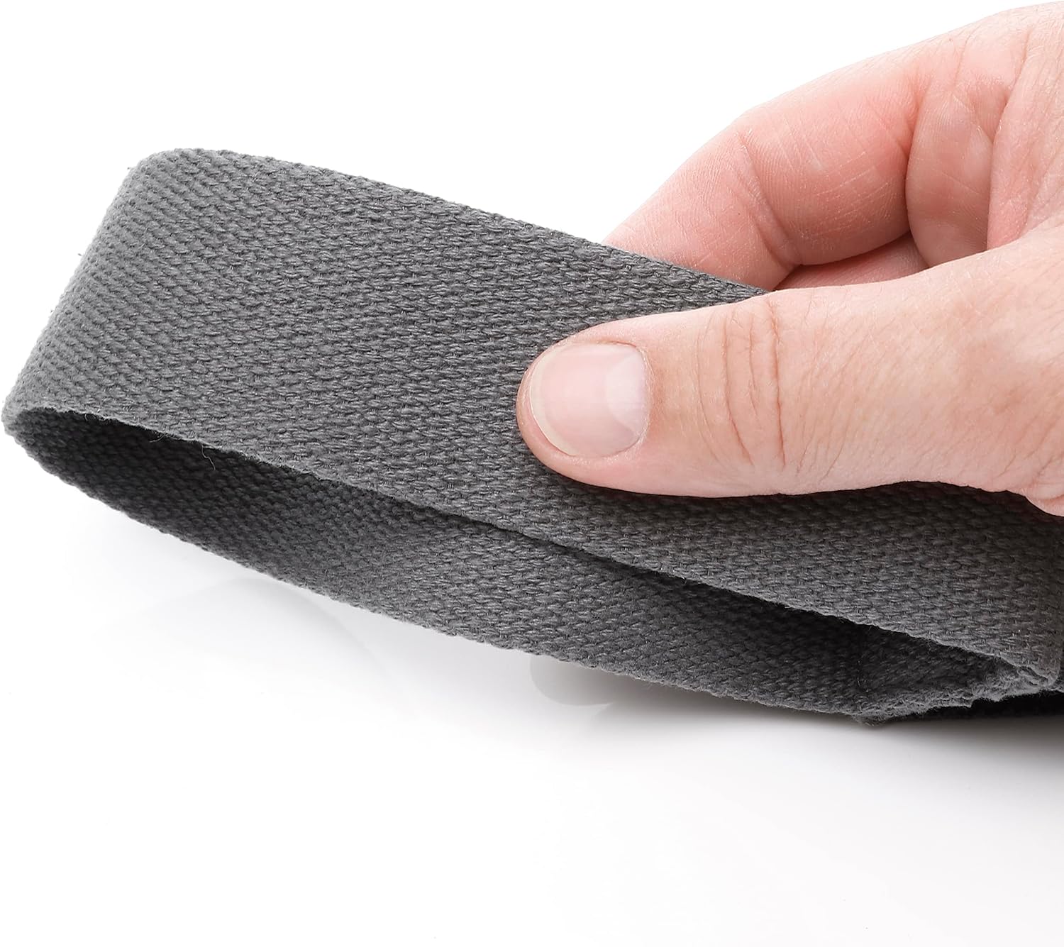 Detalle de BODYMATE Fascia elastica con 3 passanti in 100% cotone naturale (circa 75 cm)