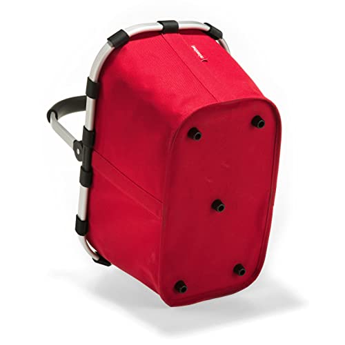Detalle 2 de reisenthel Carrybag Rot – Stabiler Einkaufskorb mit viel Stauraum und Innentasche