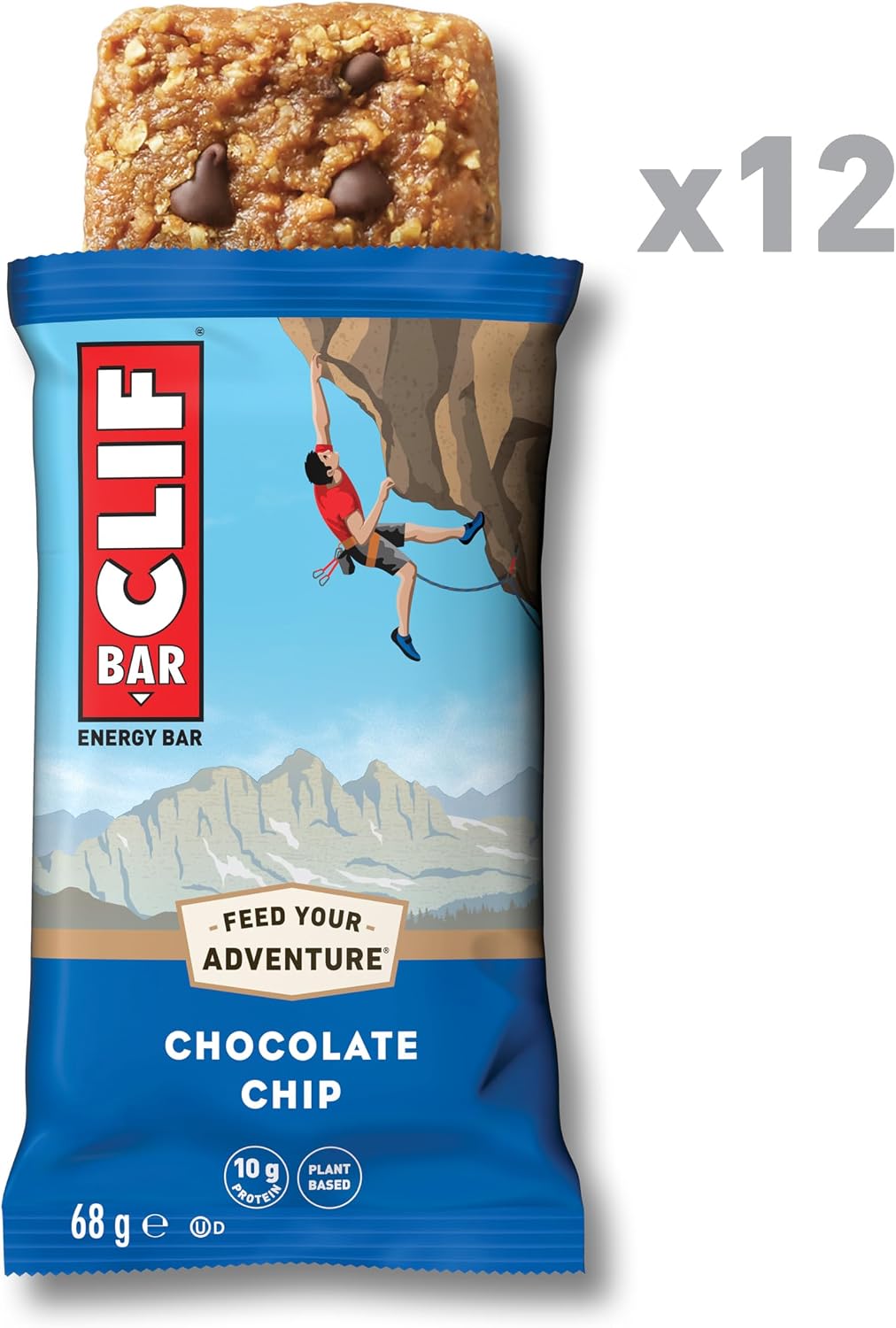 Detalle 2 de CLIF BAR Chocolate Chip 12 x 68 g