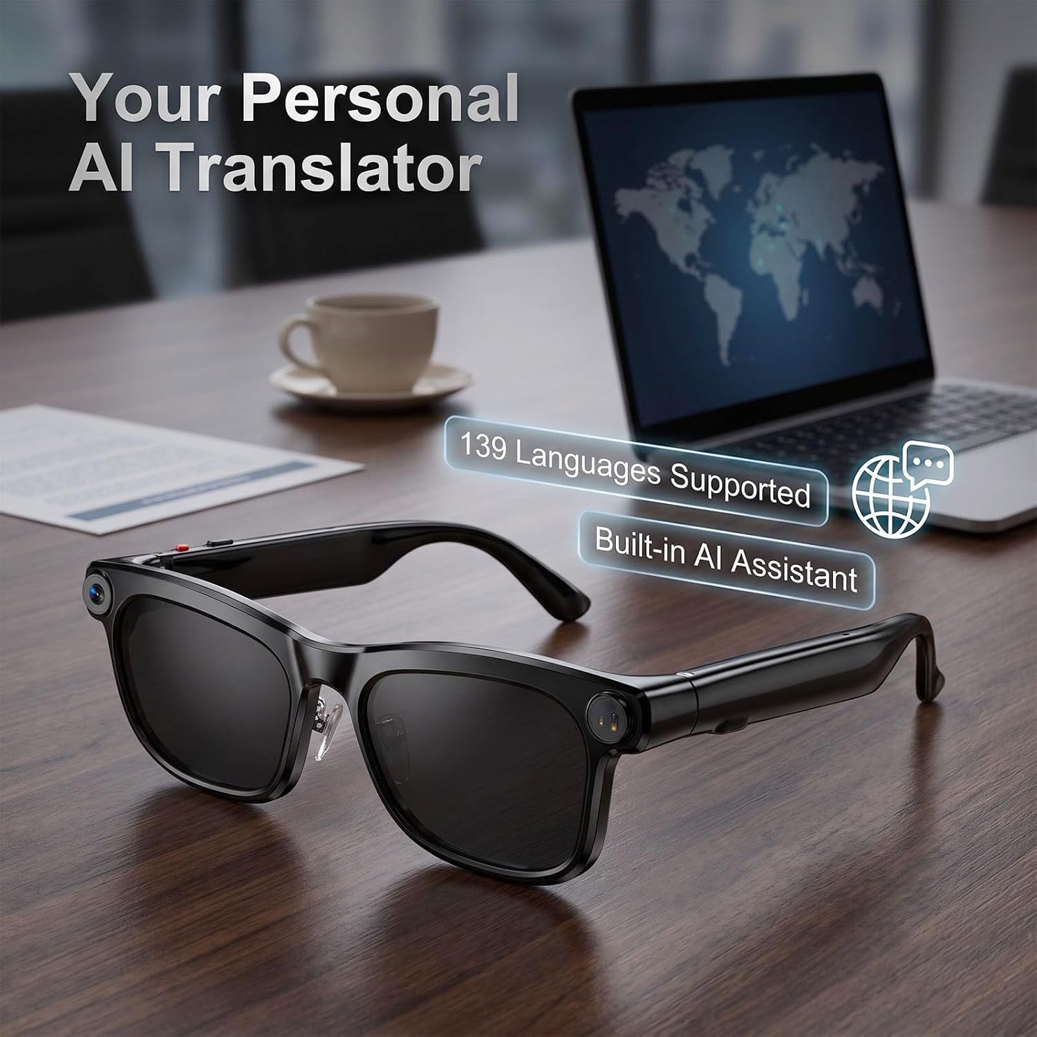 Detalle de Bapick Smart Glasses with 8MP Camera