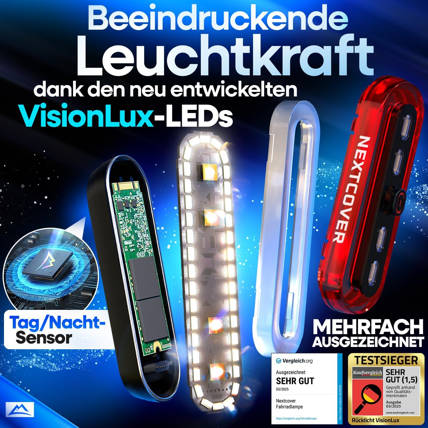 Detalle 2 de NEXTCOVER Rücklicht VisionLux 8h Bremslicht StVZO