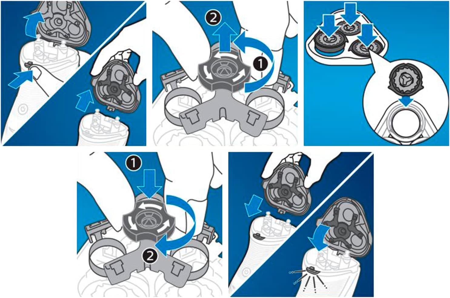 Thumbnail 4 de Philips SH30/50 Testine di ricambio S3xxx 2 pezzi