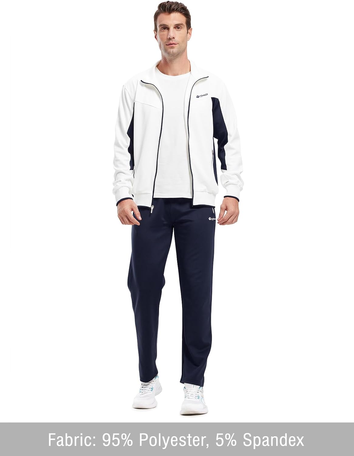 Detalle de TBMPOY Men's Tracksuit 2-Piece Full Zip