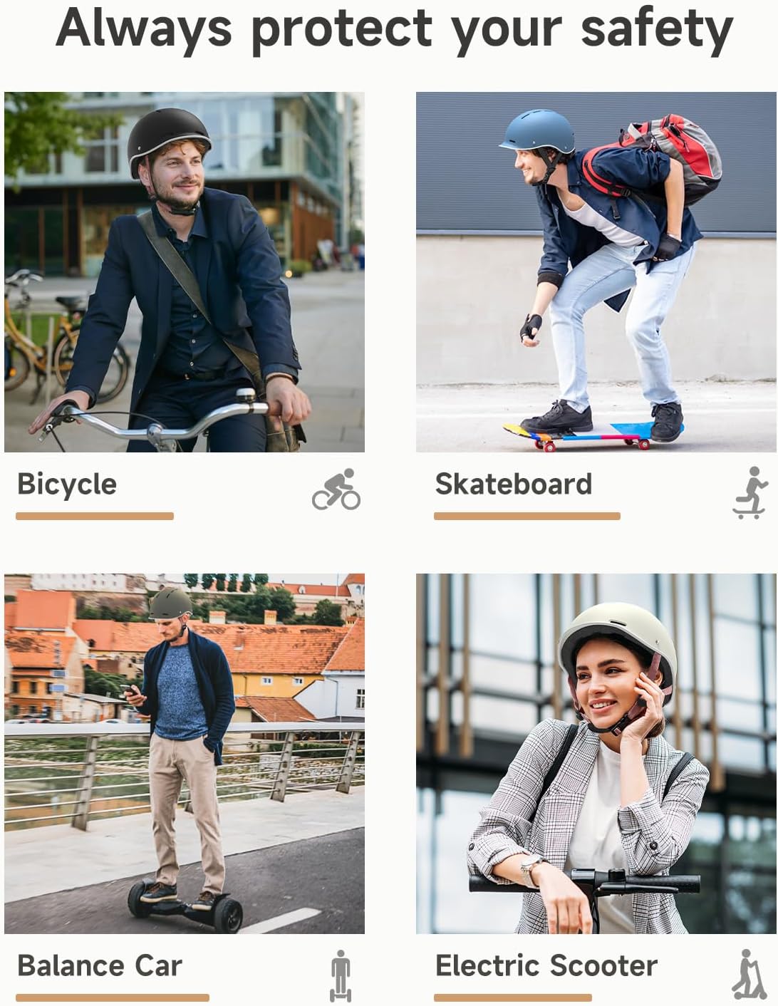 Thumbnail 2 de Findway Pro Adjustable Bike Helmet for Adults (ASTM/CPSC/CE Certified)