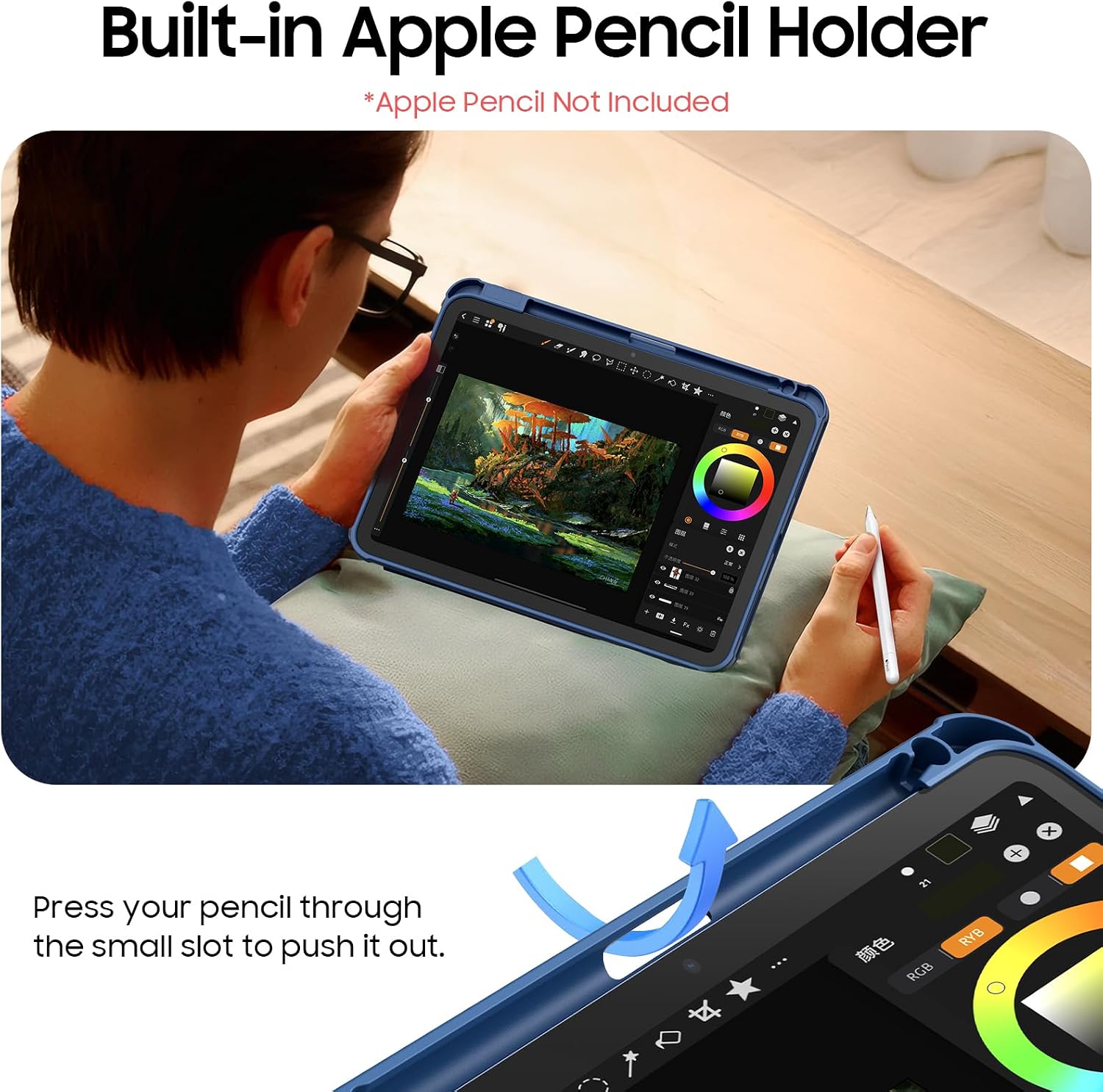 Thumbnail 4 de FINTIE Rotating Case for iPad 11in 360°