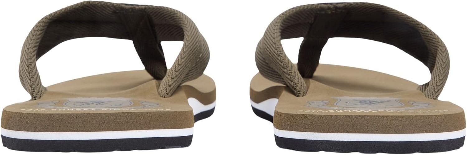 Detalle de Tommy Hilfiger Men's Patch Hilfiger Beach Sandal Fm0fm05804 Flip Flops