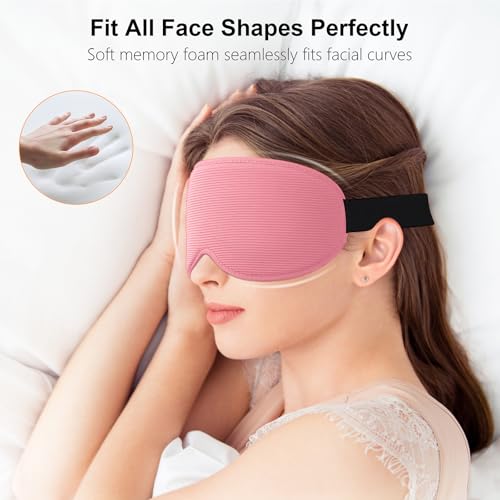 Thumbnail 4 de Gritin 100% Blackout Sleep Mask with Zero Eye Pressure – Breathable, Adjustable, Includes Earplugs