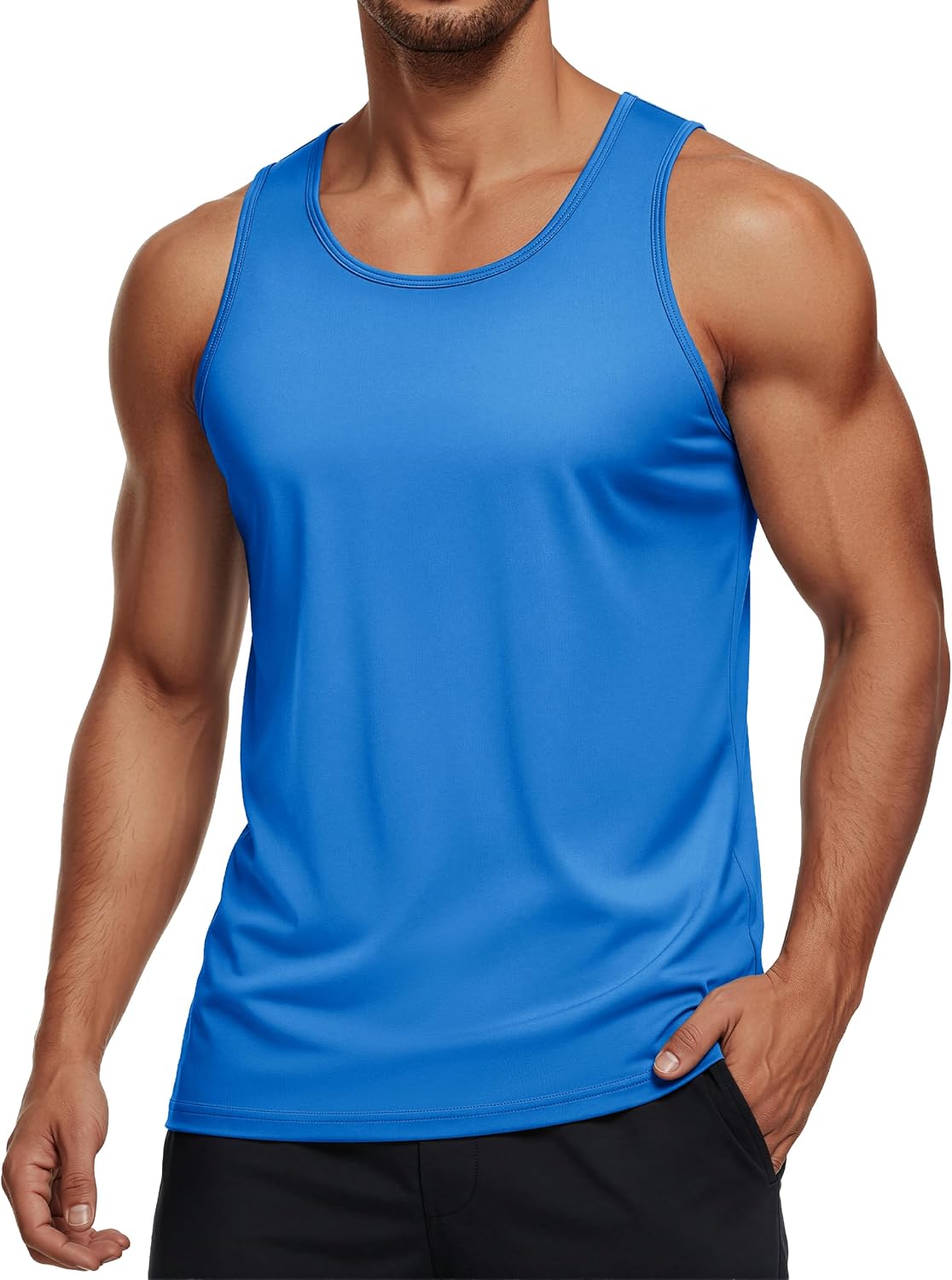 Thumbnail 6 de MAGCOMSEN Men's UPF 50+ Quick-Dry Muscle Tank Top for Workouts, Swim, and Beach