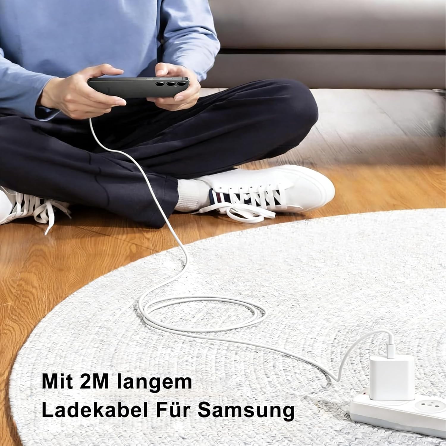 Thumbnail 5 de Chargeur USB-C 45 W pour Samsung avec câble 2 m (USB-C PD) – recharge rapide et kit mobilité