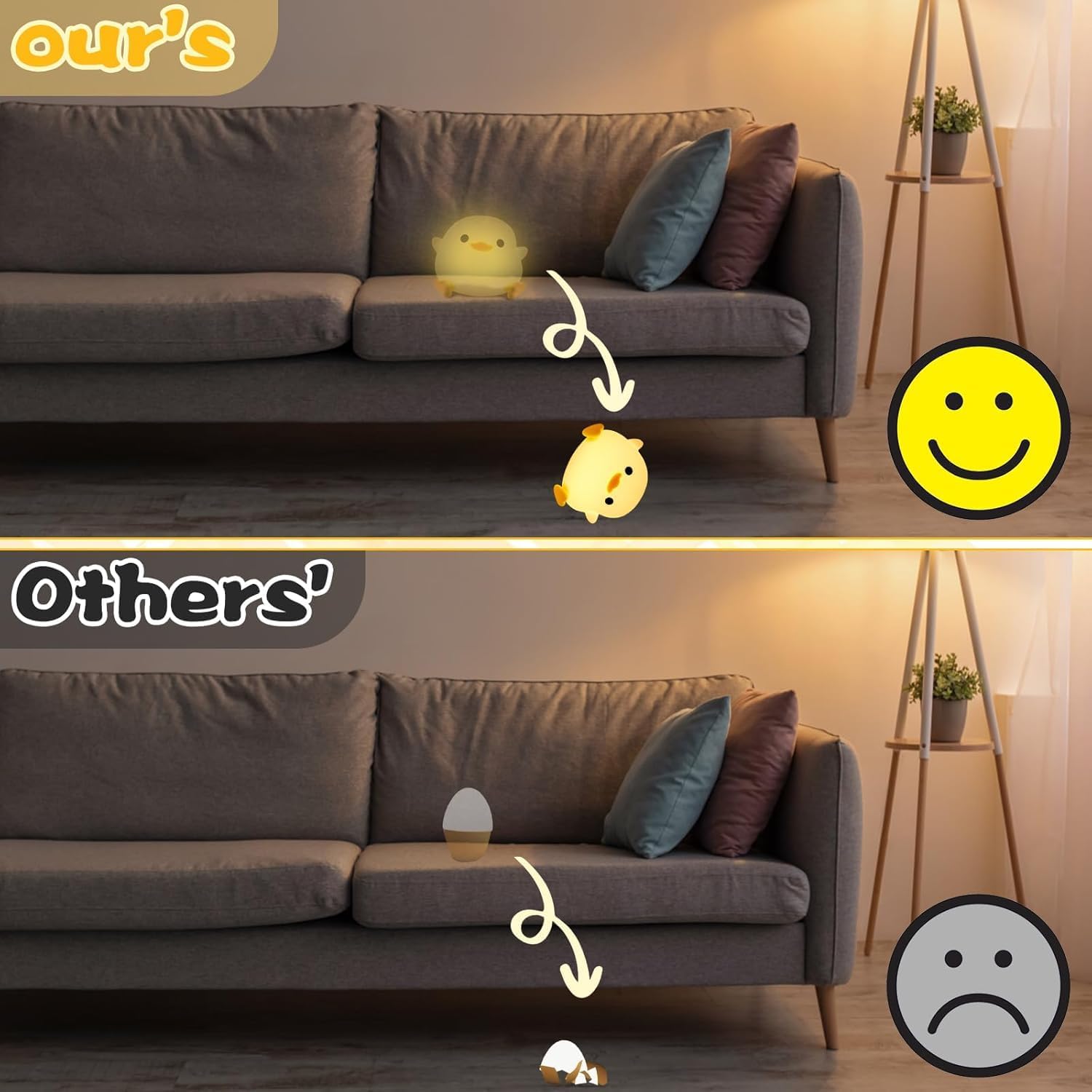 Detalle 2 de Wudyfei Duck Lamp: Dodo Duck Night Light for Nursery