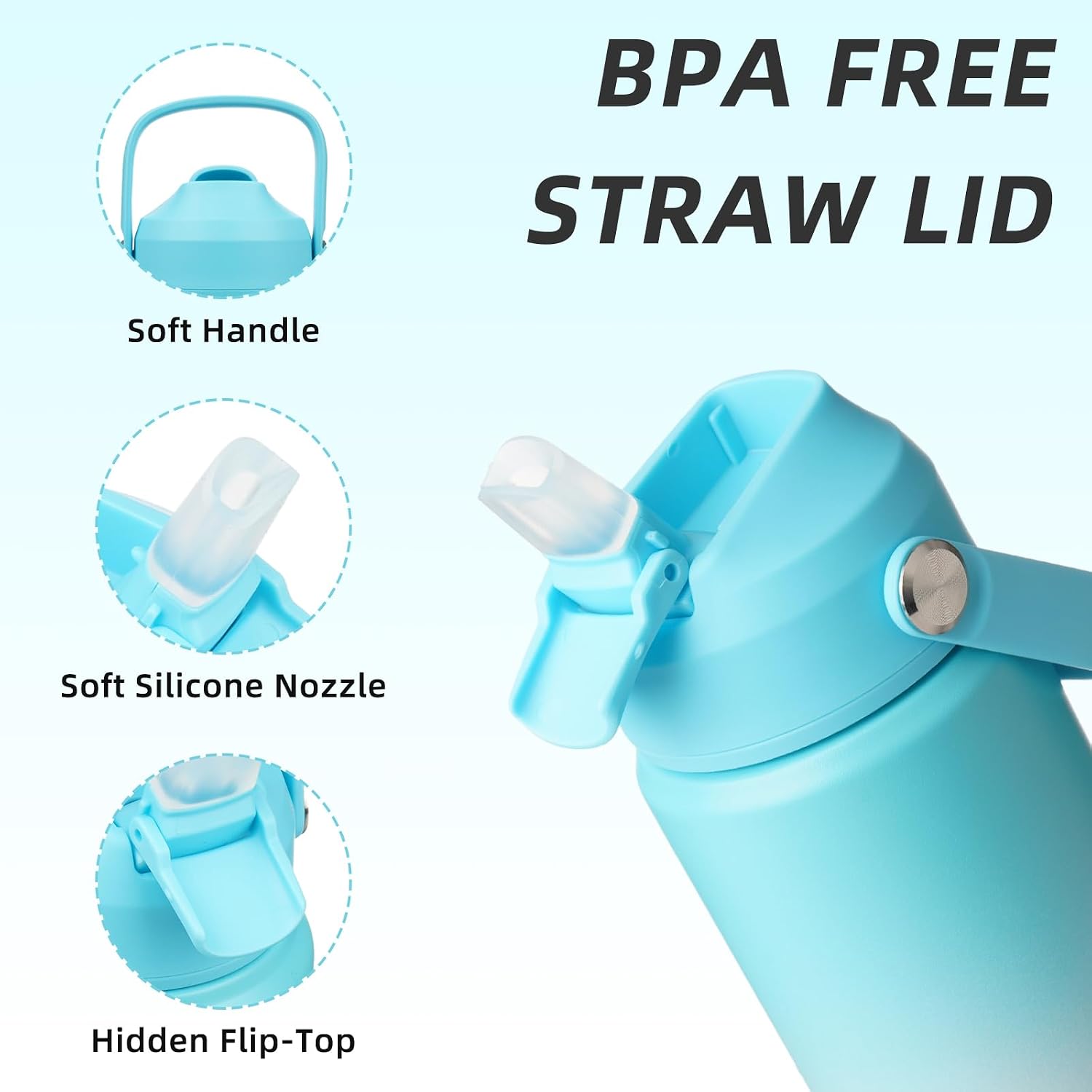 Thumbnail 1 de BJPKPK Insulated Water Bottle, 18 oz