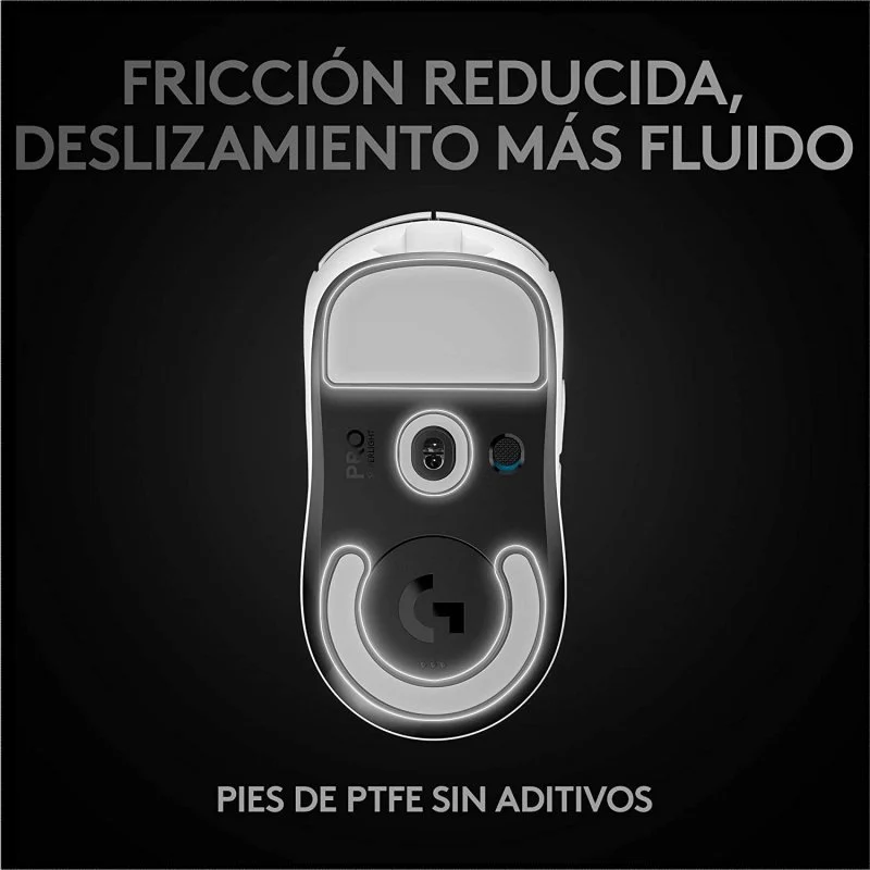 Detalle de Logitech Pro X Superlight Ratón Gaming 25.600 DPI Blanco