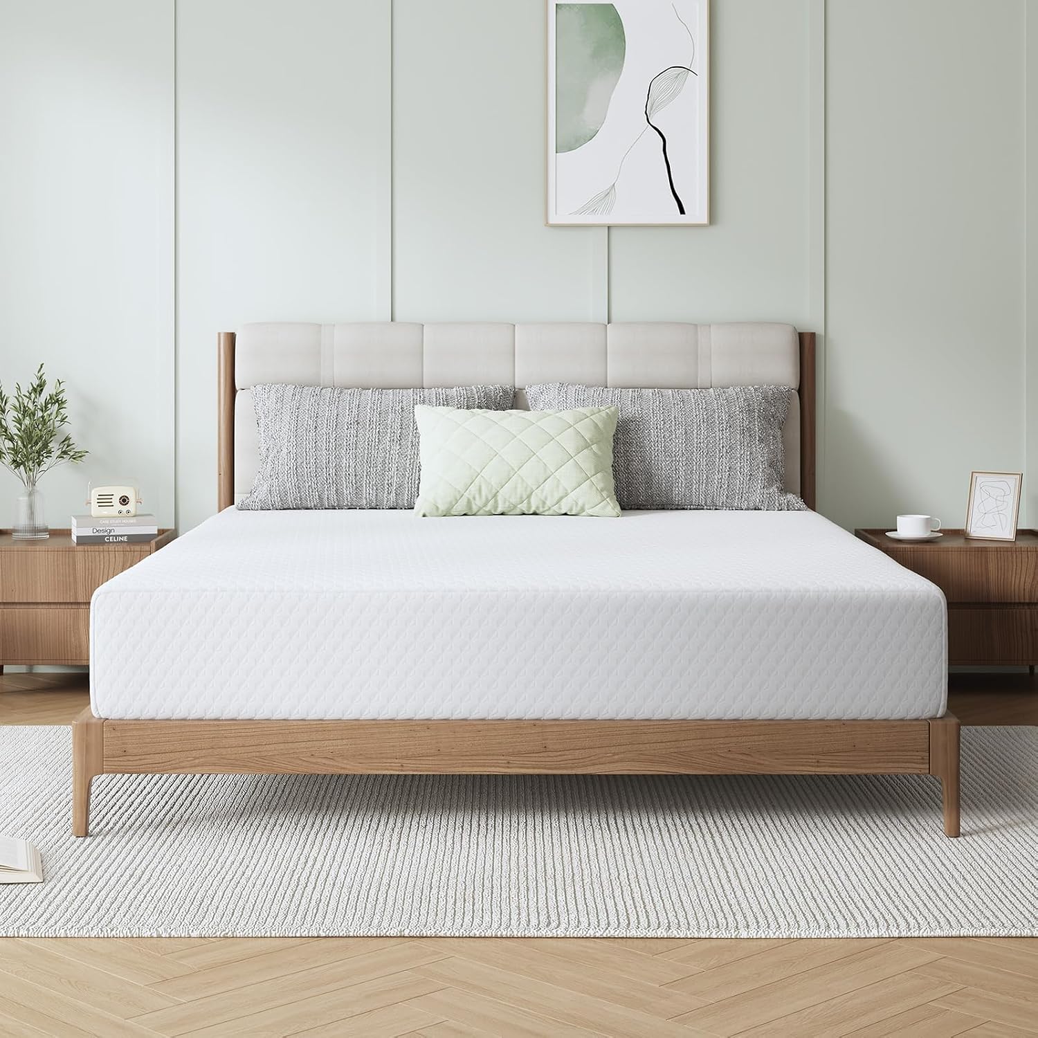 Detalle de Novilla Queen Memory Foam Mattress 8 Inch