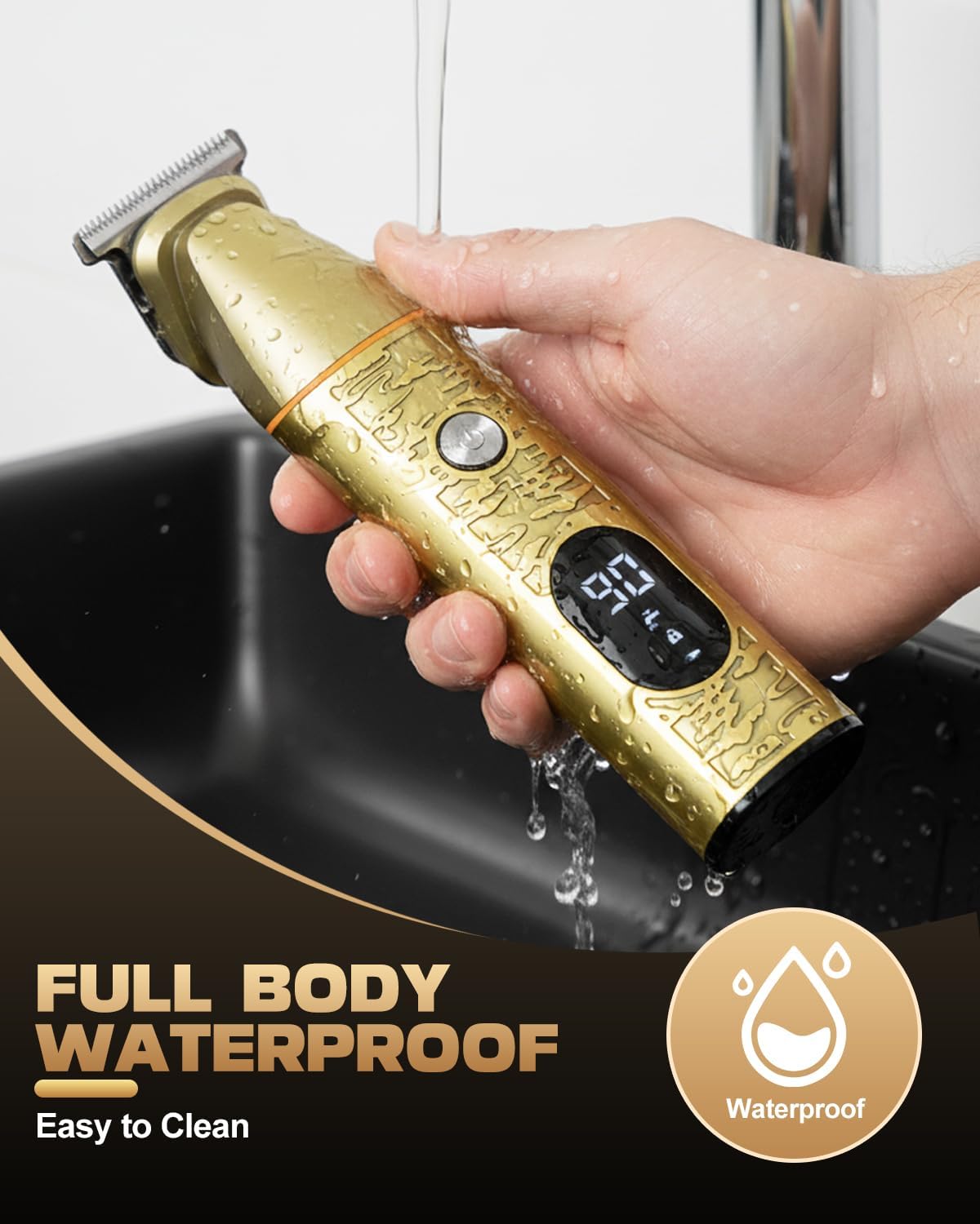 Thumbnail 5 de Beard Trimmer Men: Upgraded Magnetic Multi-Functional Grooming Kit with LCD Display