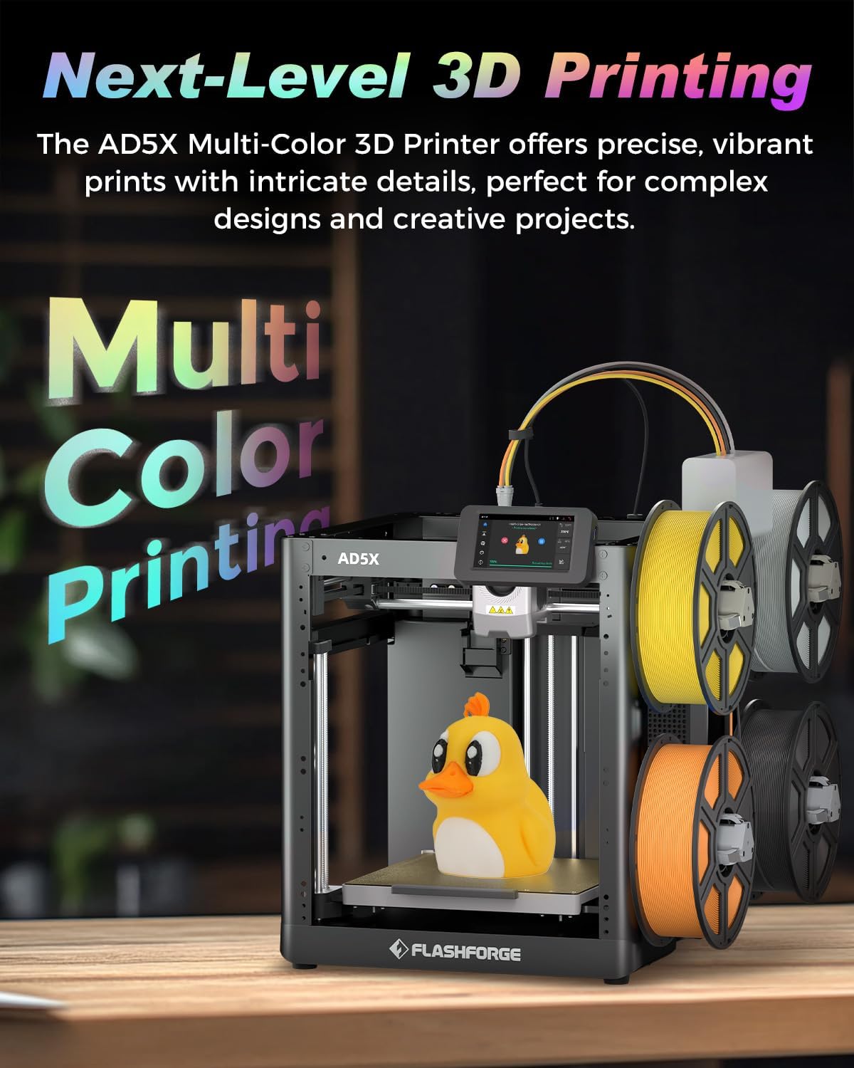 Thumbnail 1 de FLASHFORGE AD5X 3D Printer 220mm Cube