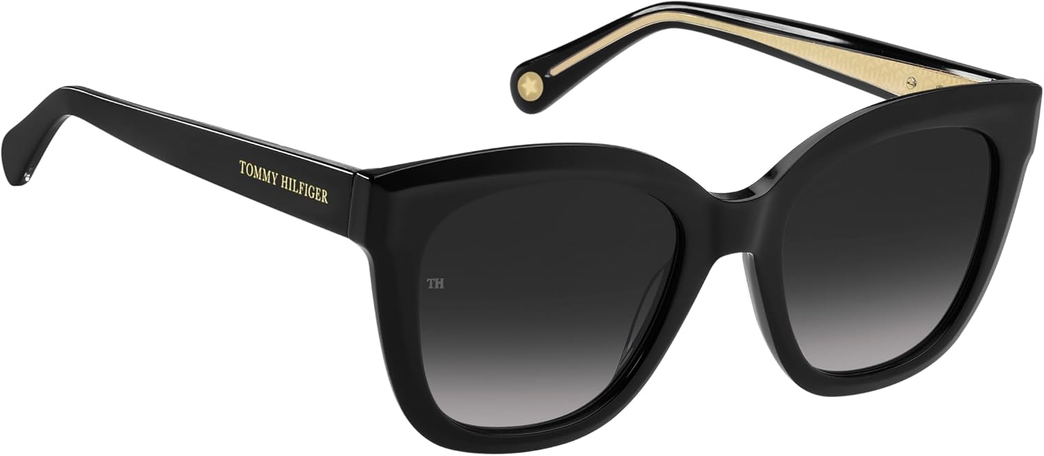 Detalle 2 de Tommy Hilfiger TH 1884/S Sunglasses Mixte – 807/9O BLACK, taille 52