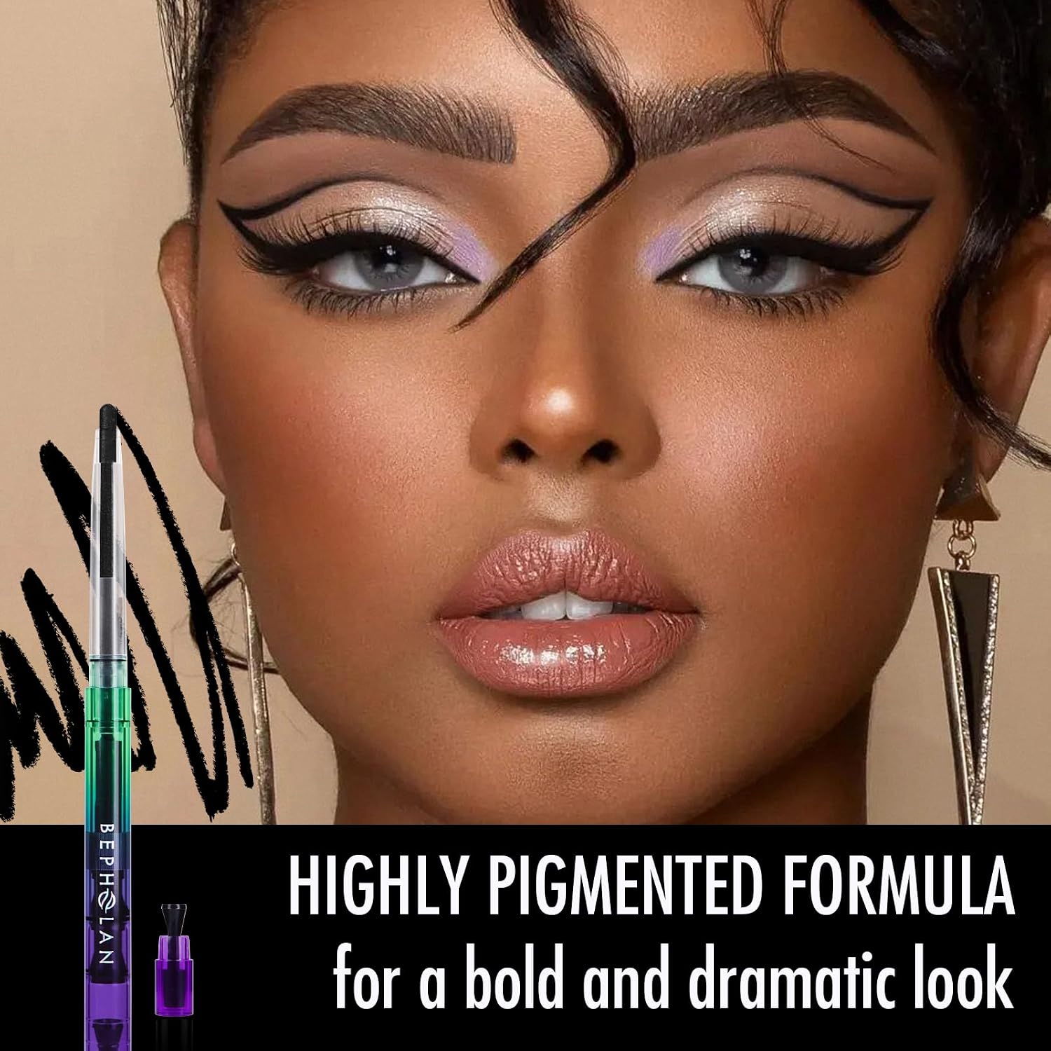 Detalle 2 de BEPHOLAN Black Gel Eyeliner Pencil