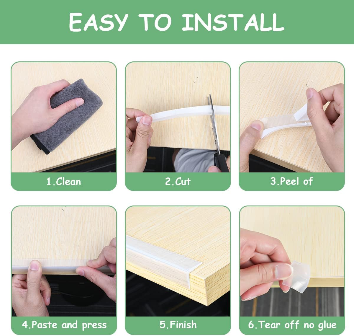 Thumbnail 6 de Vicloon silicone edge protector strip 4m