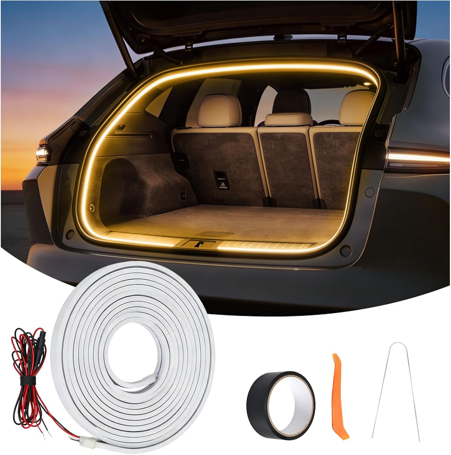 Detalle de GPJYD Kofferraum Lichtstreifen 4m LED
