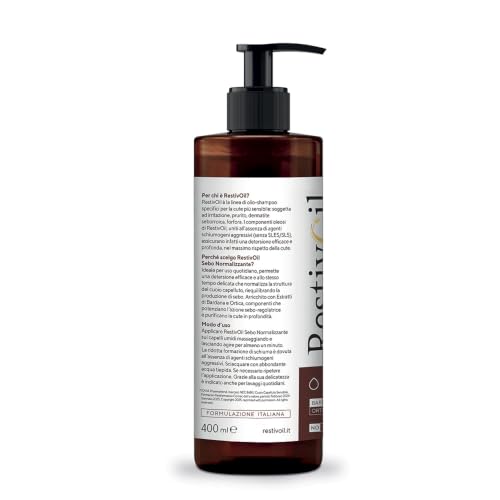Detalle 2 de RestivOil Fisiologico Shampoo Nutriente per Capelli 400 ml