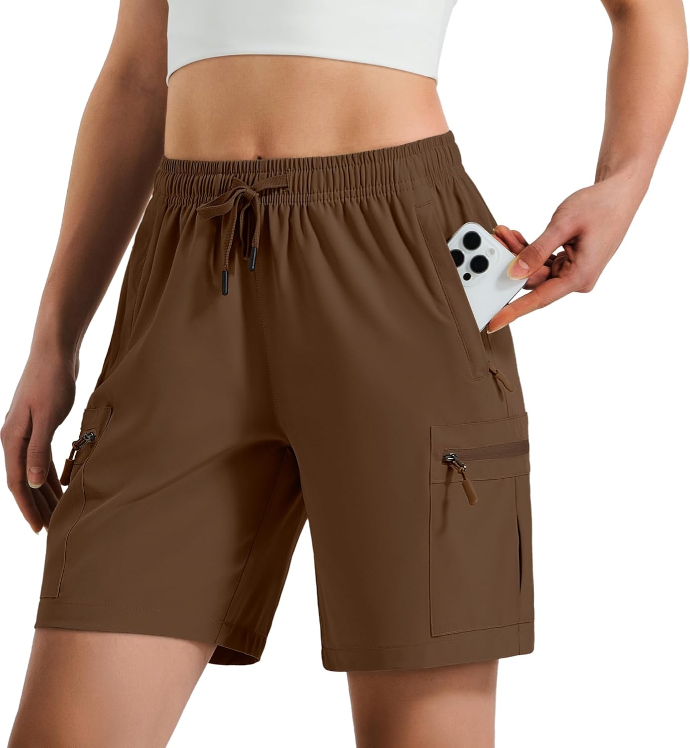 Thumbnail 5 de Hugut Women's Lightweight Hiking Cargo Shorts