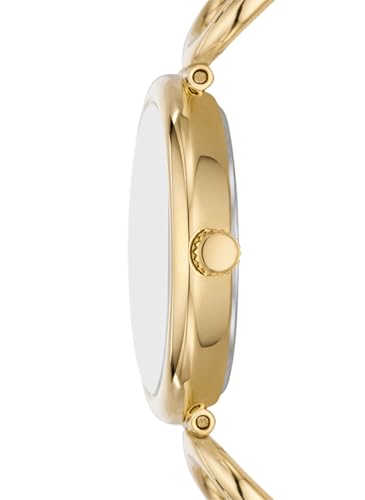 Thumbnail 1 de Fossil Carlie para Mujer: reloj de cuarzo con caja 30 mm y correa de acero dorado