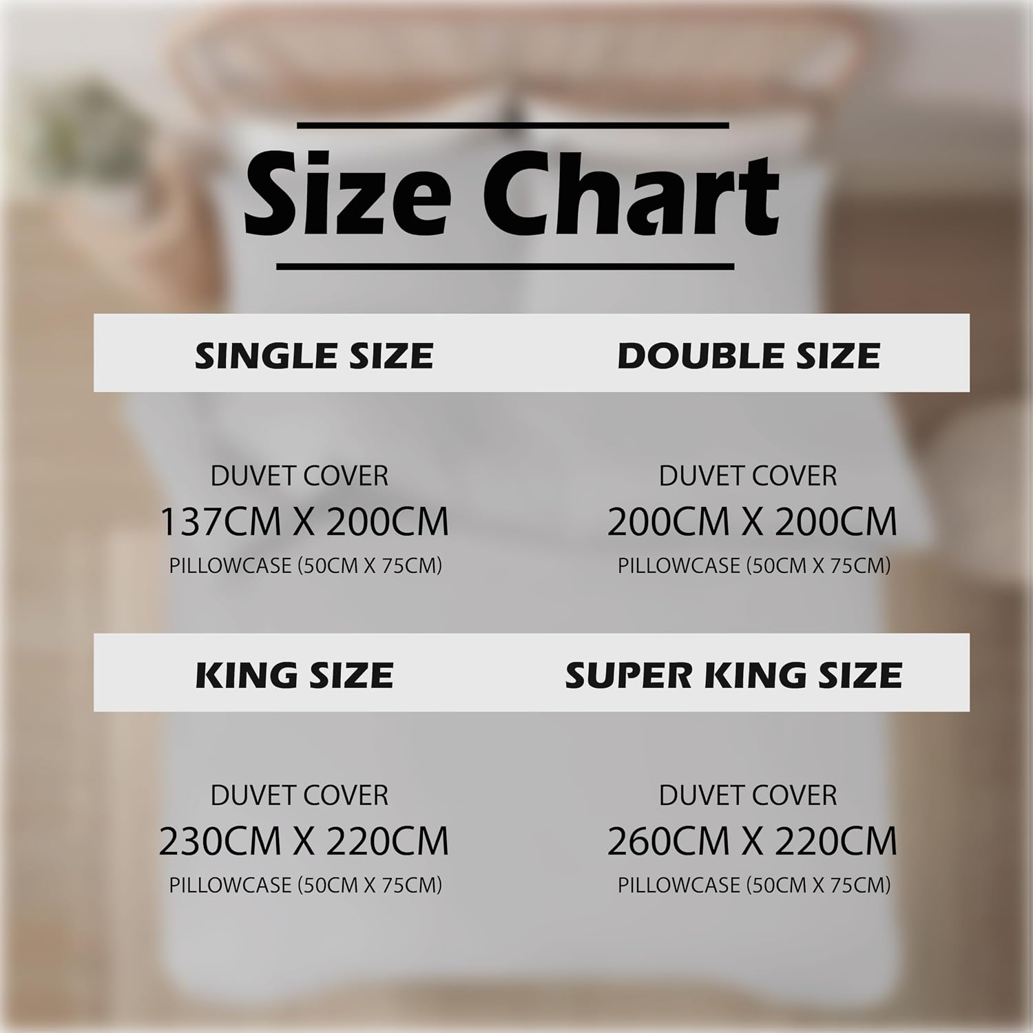 Detalle 2 de funky gadgets Super King Duvet Set – Soft Brushed Microfiber, Grey