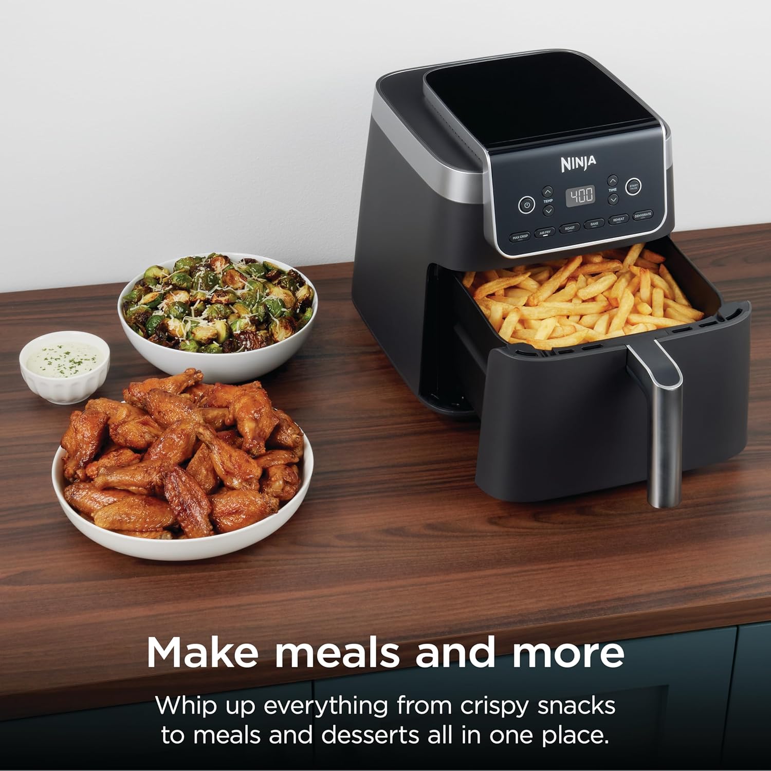 Thumbnail 3 de Ninja AF181 Max Crisp Air Fryer Pro XL, 6.5-qt Capacity (6-in-1) for Wings, Fries, Baking & Dehydrating