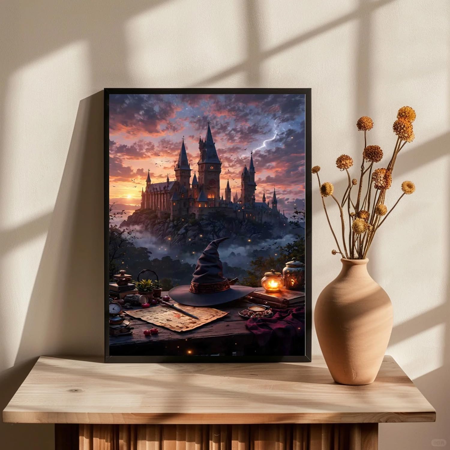 Detalle 2 de Lonmo Art Malen nach Zahlen für Erwachsene (16x20 Zoll) – DIY Paint-by-Numbers mit Acrylfarbe